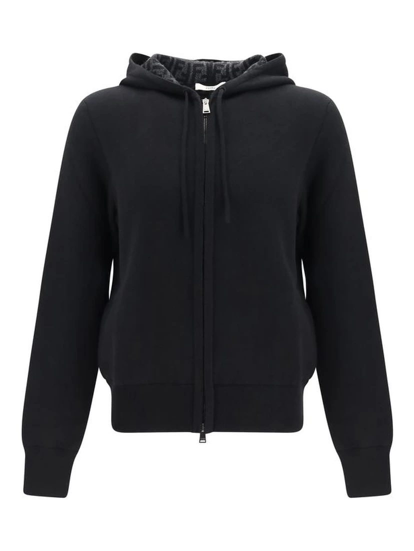 Black Cashmere Hoodie