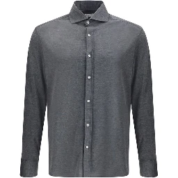 Gray Silk Shirt