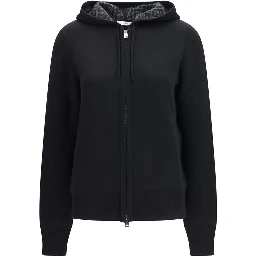Black Cashmere Hoodie