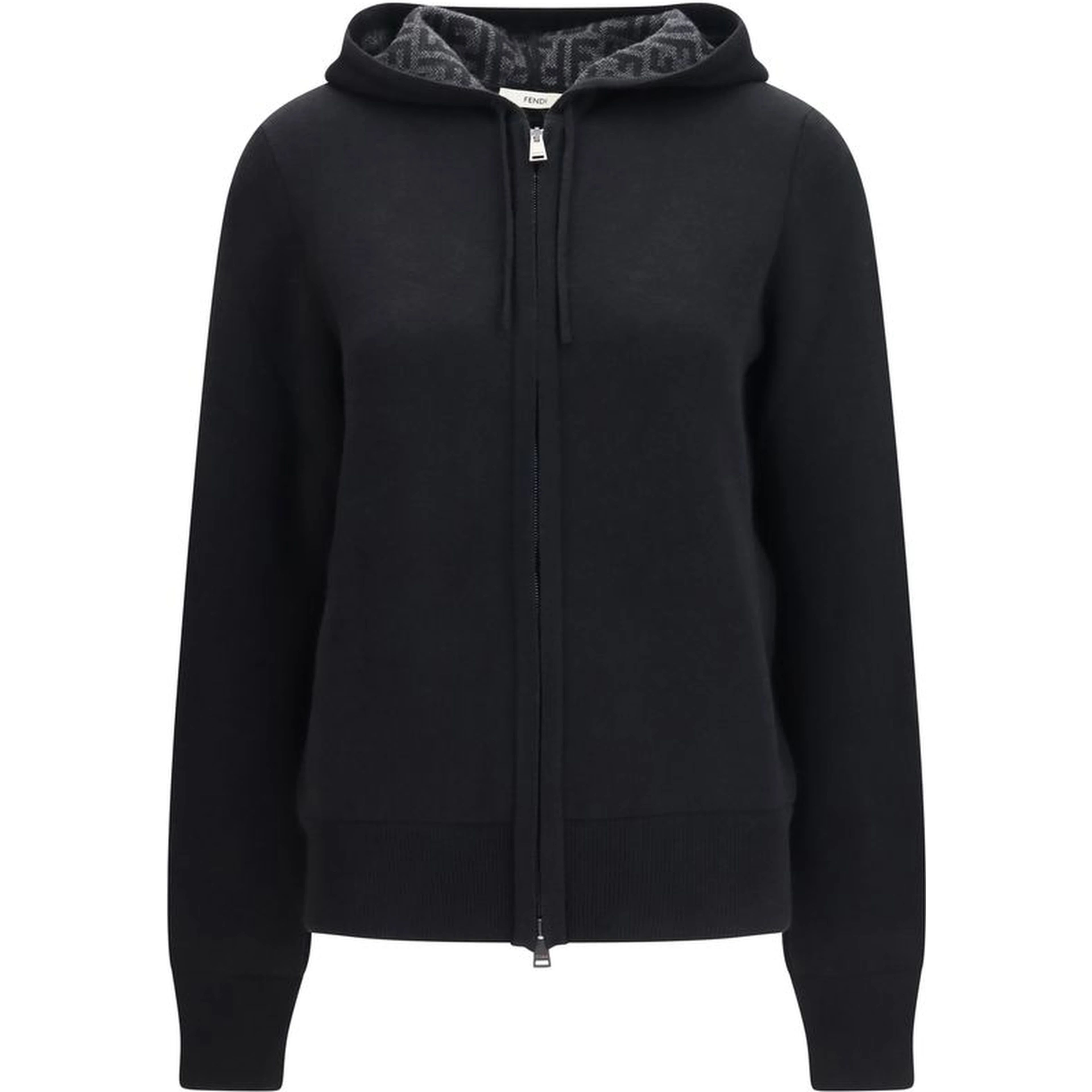 Black Cashmere Hoodie