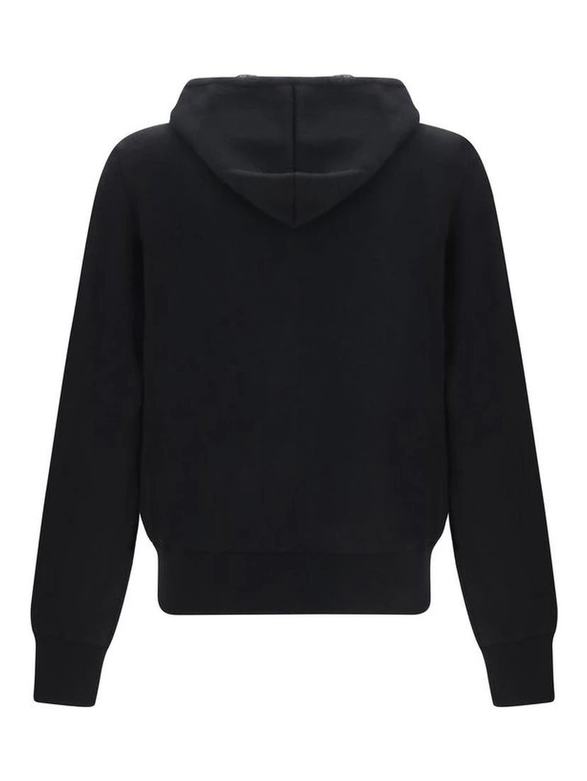 Black Cashmere Hoodie