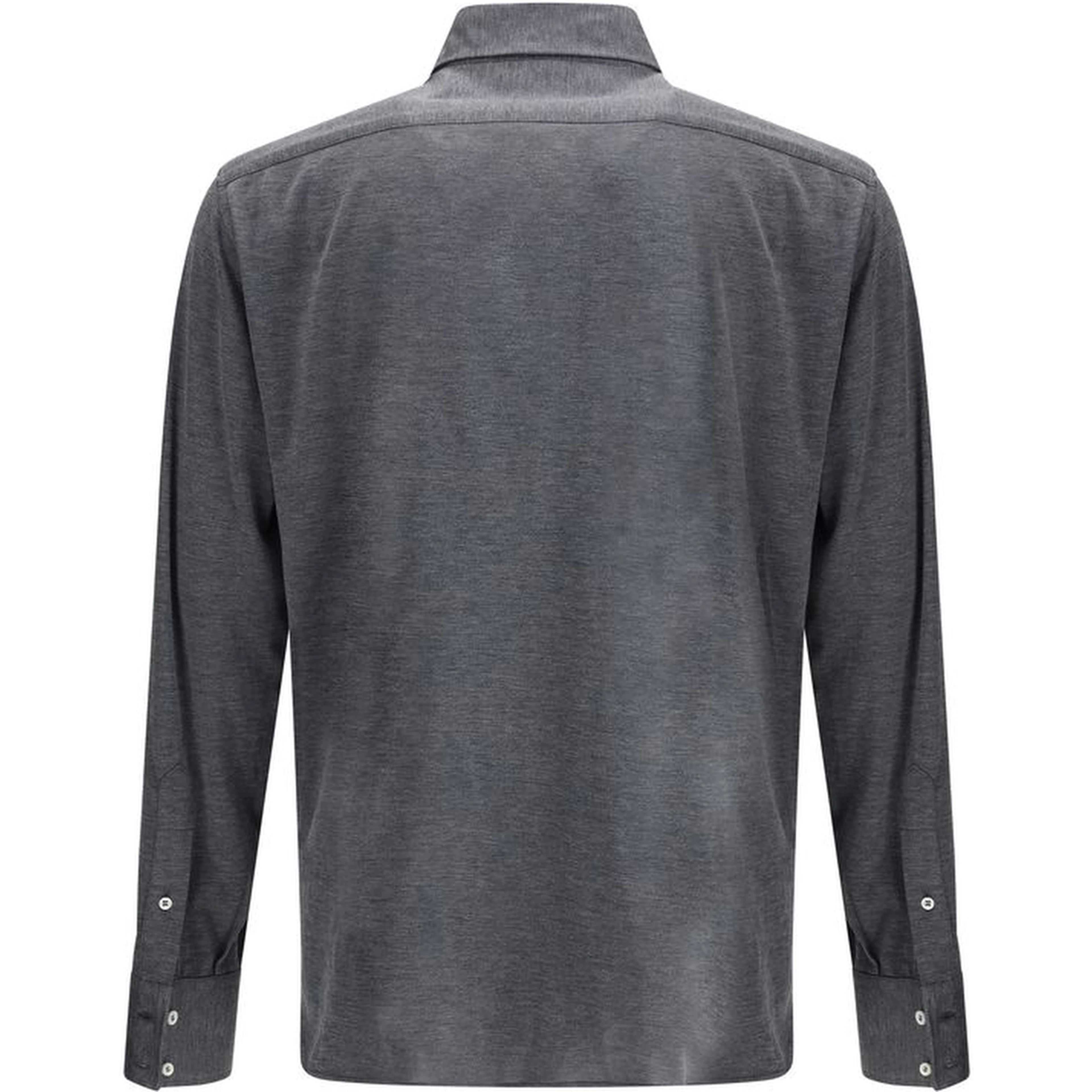 Gray Silk Shirt