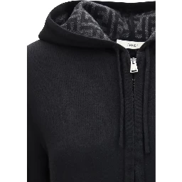 Black Cashmere Hoodie