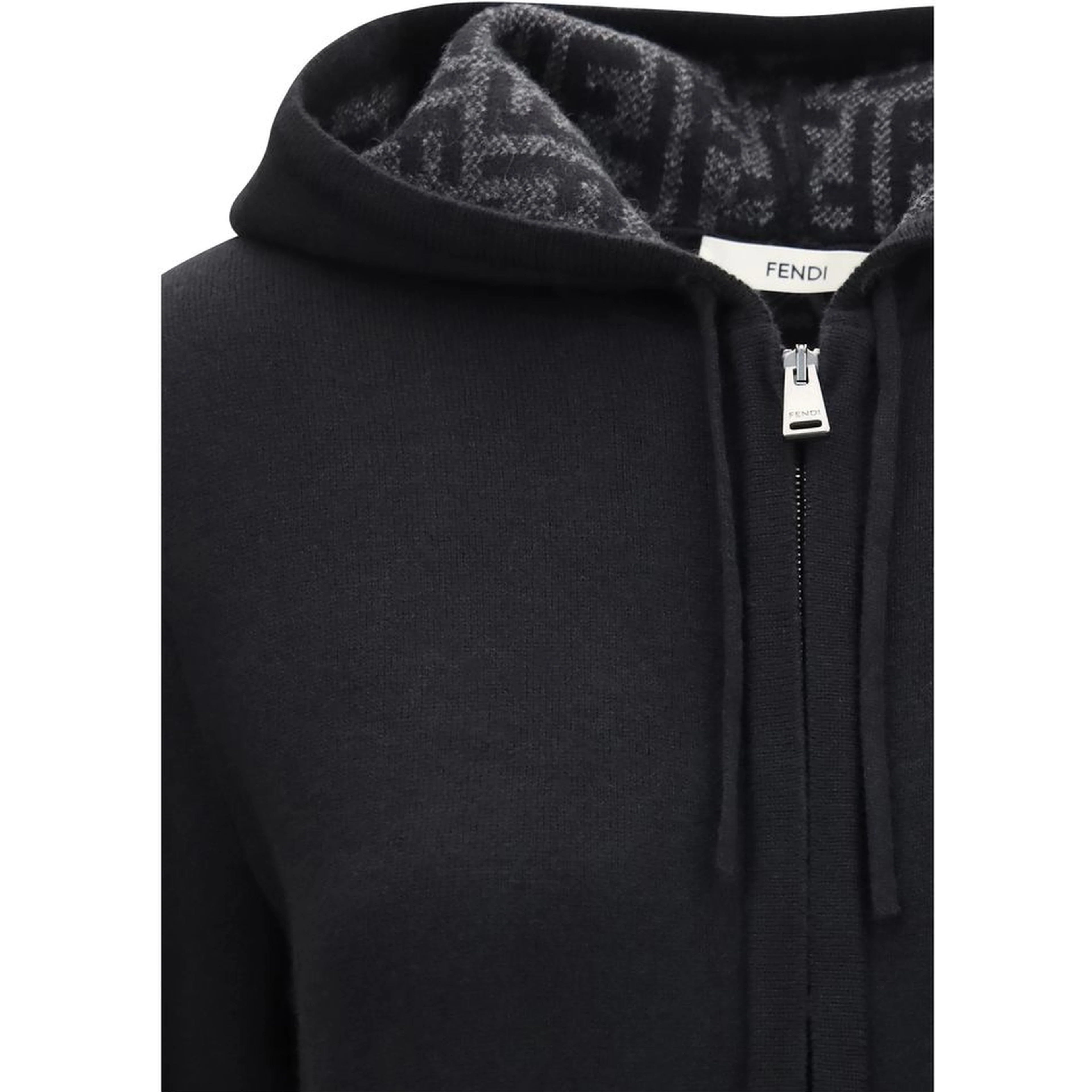 Black Cashmere Hoodie