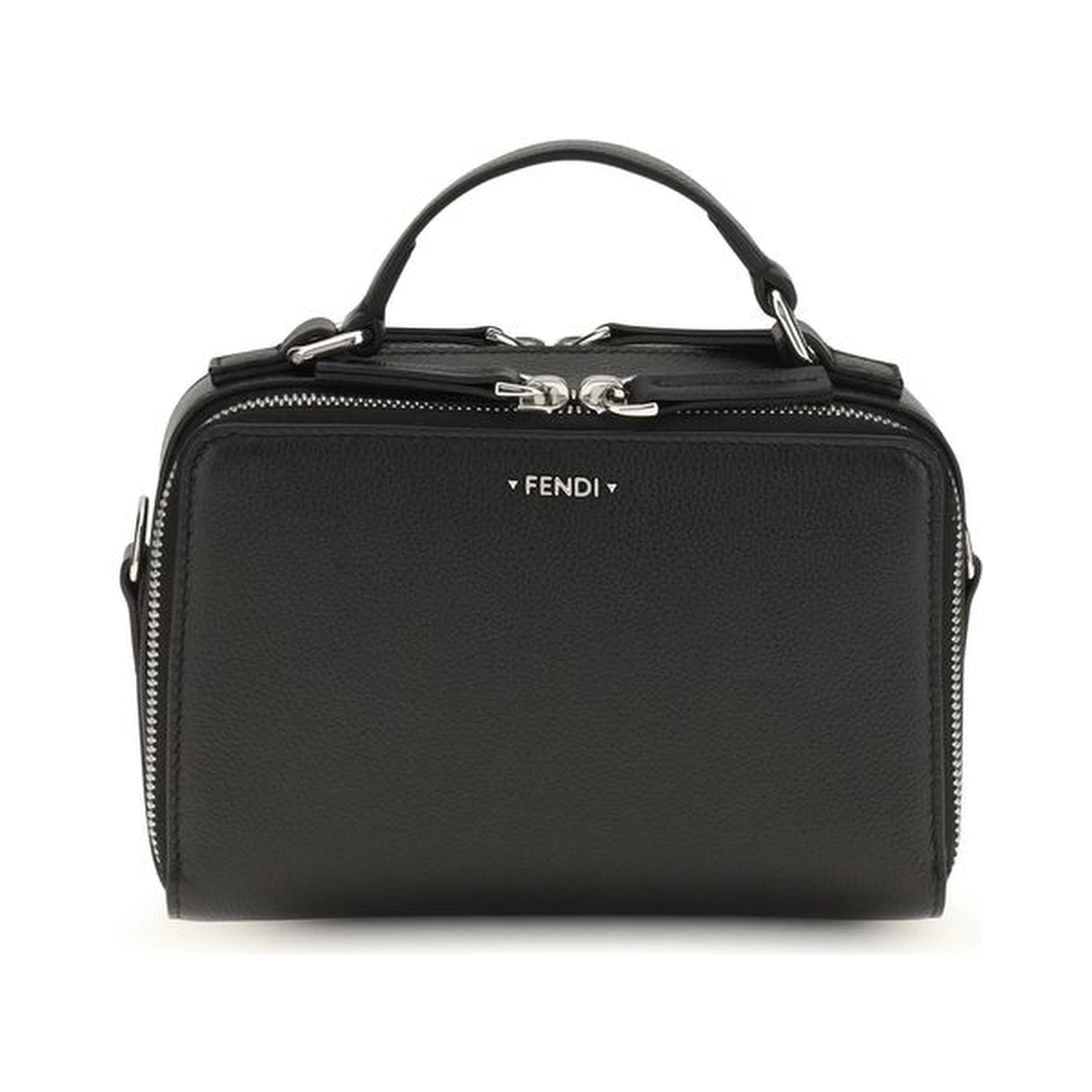 Black Calf Leather Bos Taurus Shoulder Bag