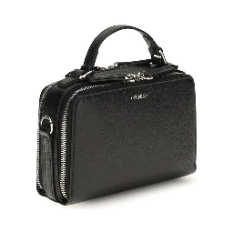 Black Calf Leather Bos Taurus Shoulder Bag