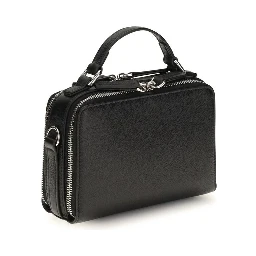 Black Calf Leather Bos Taurus Shoulder Bag