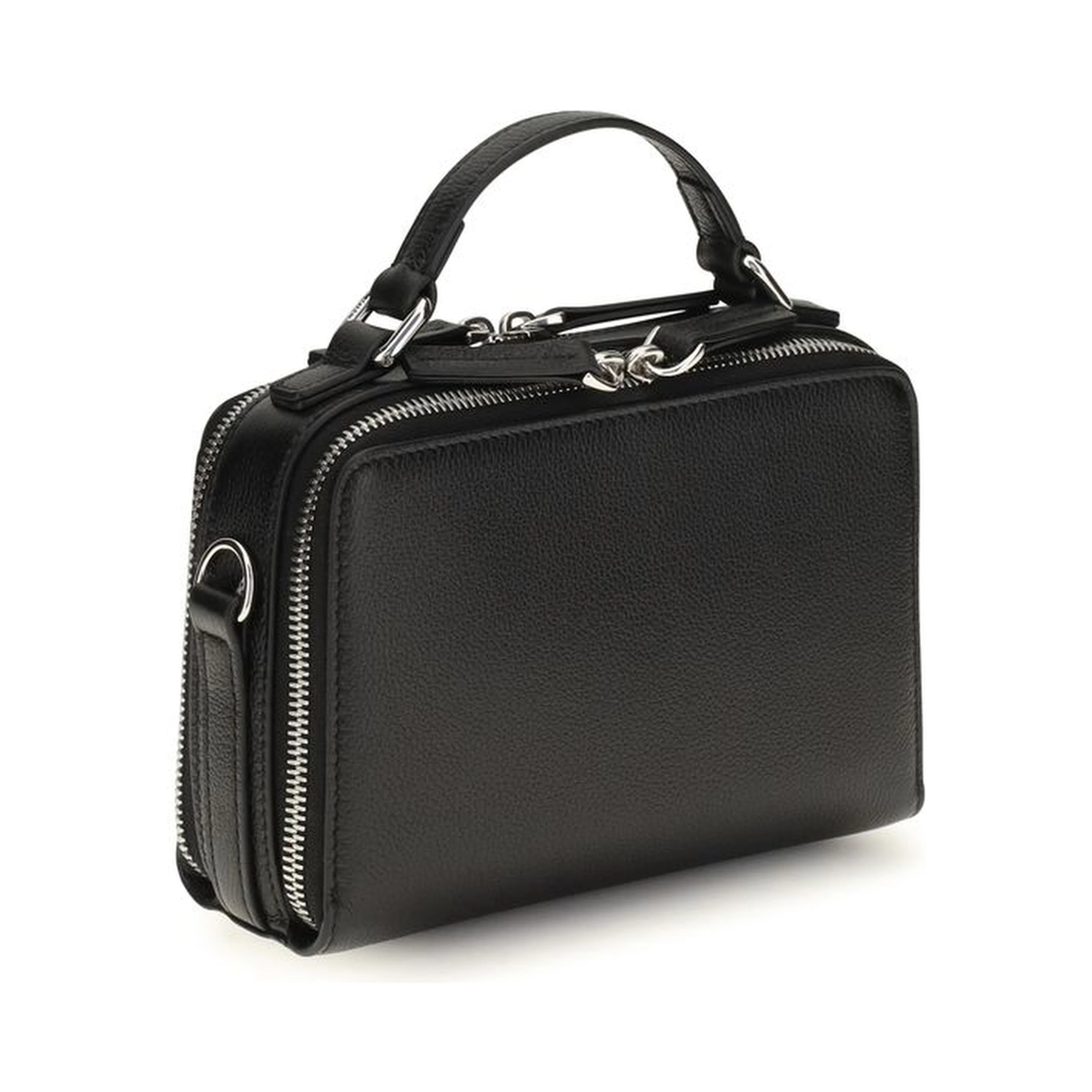 Black Calf Leather Bos Taurus Shoulder Bag