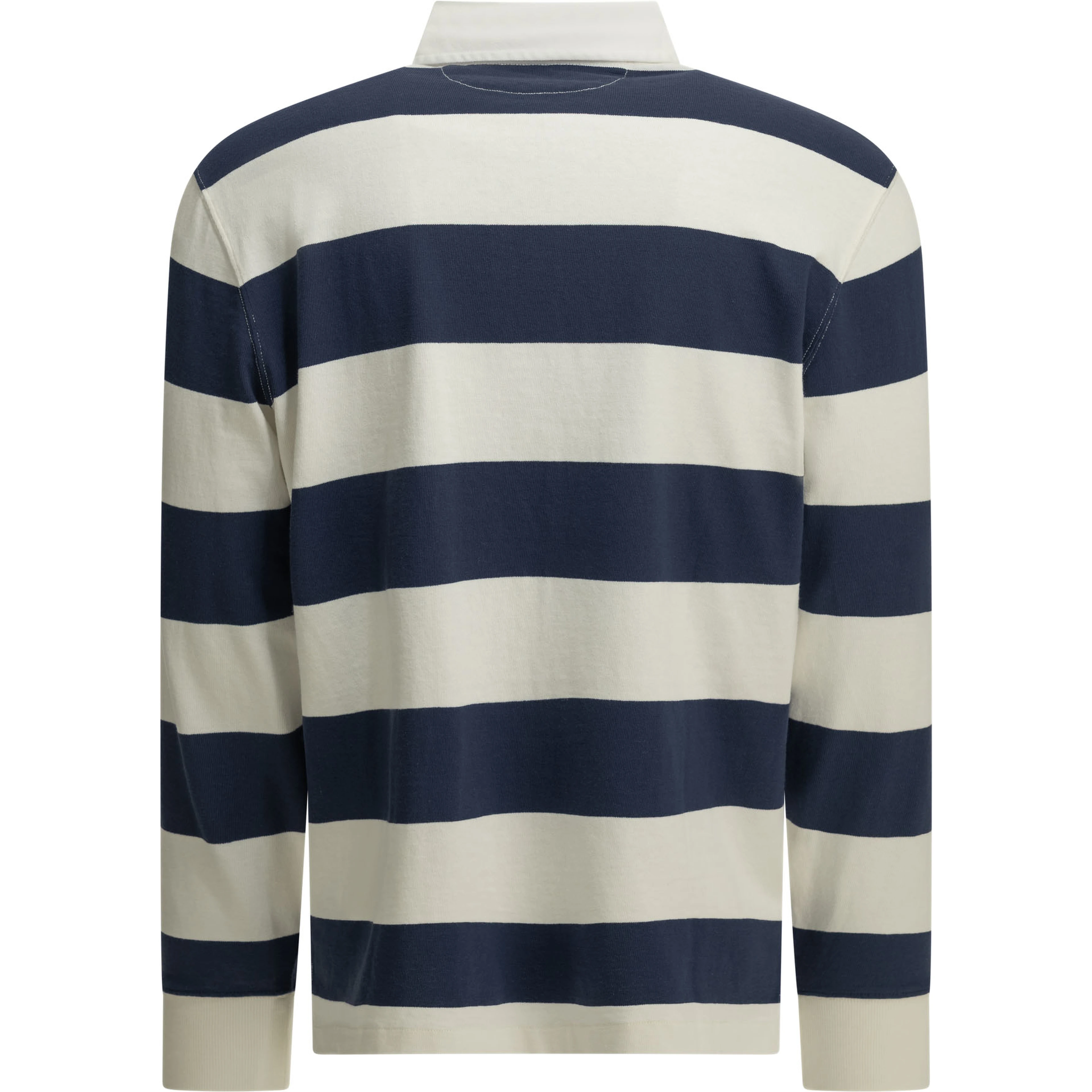 Button-down polo shirt with logo