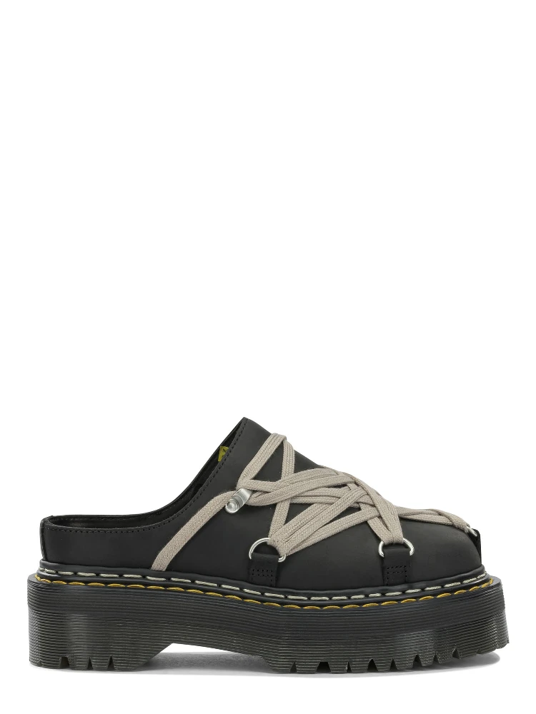"Rick Owens x Dr. Martens - Quad Sole Megalace" Mules