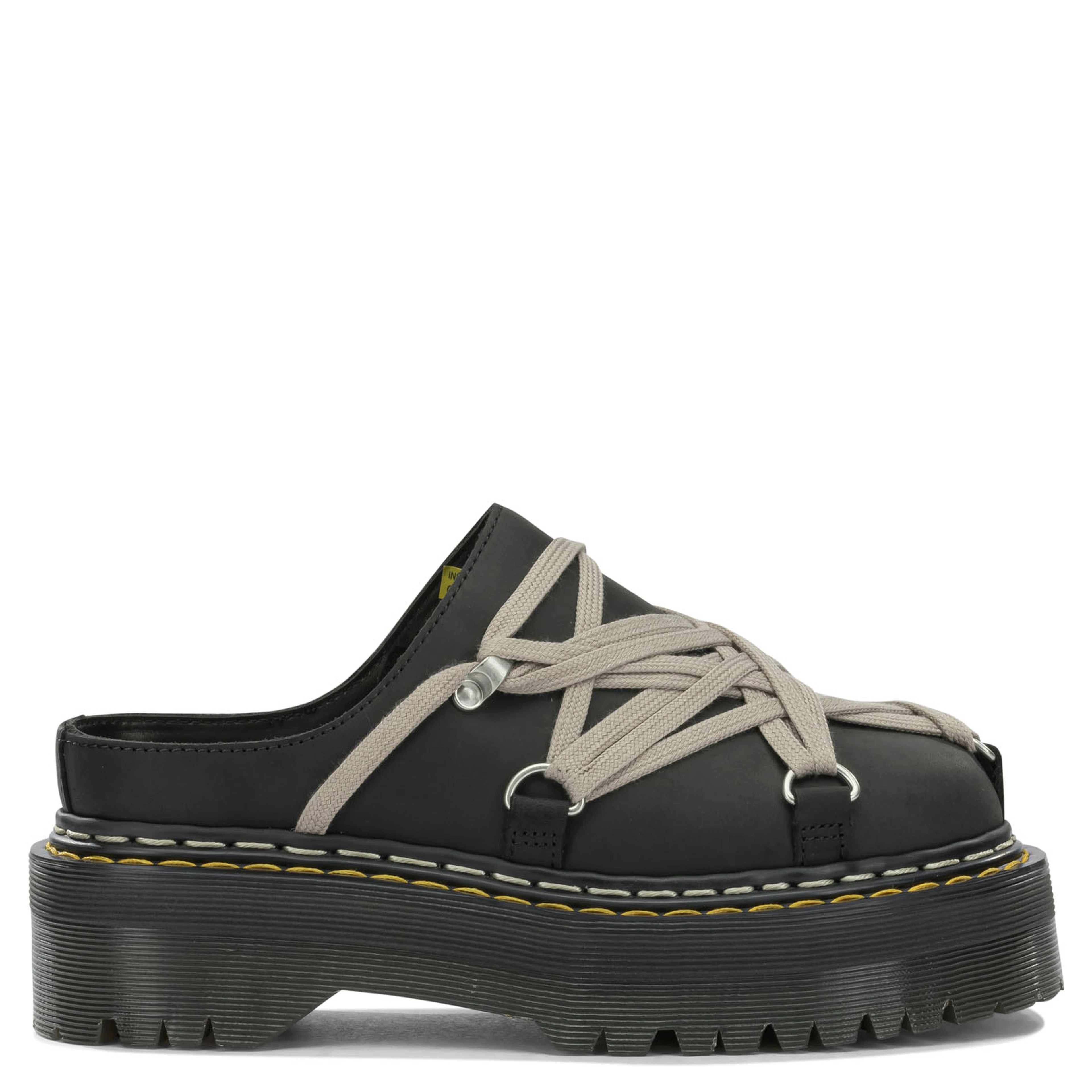 "Rick Owens x Dr. Martens - Quad Sole Megalace" Mules