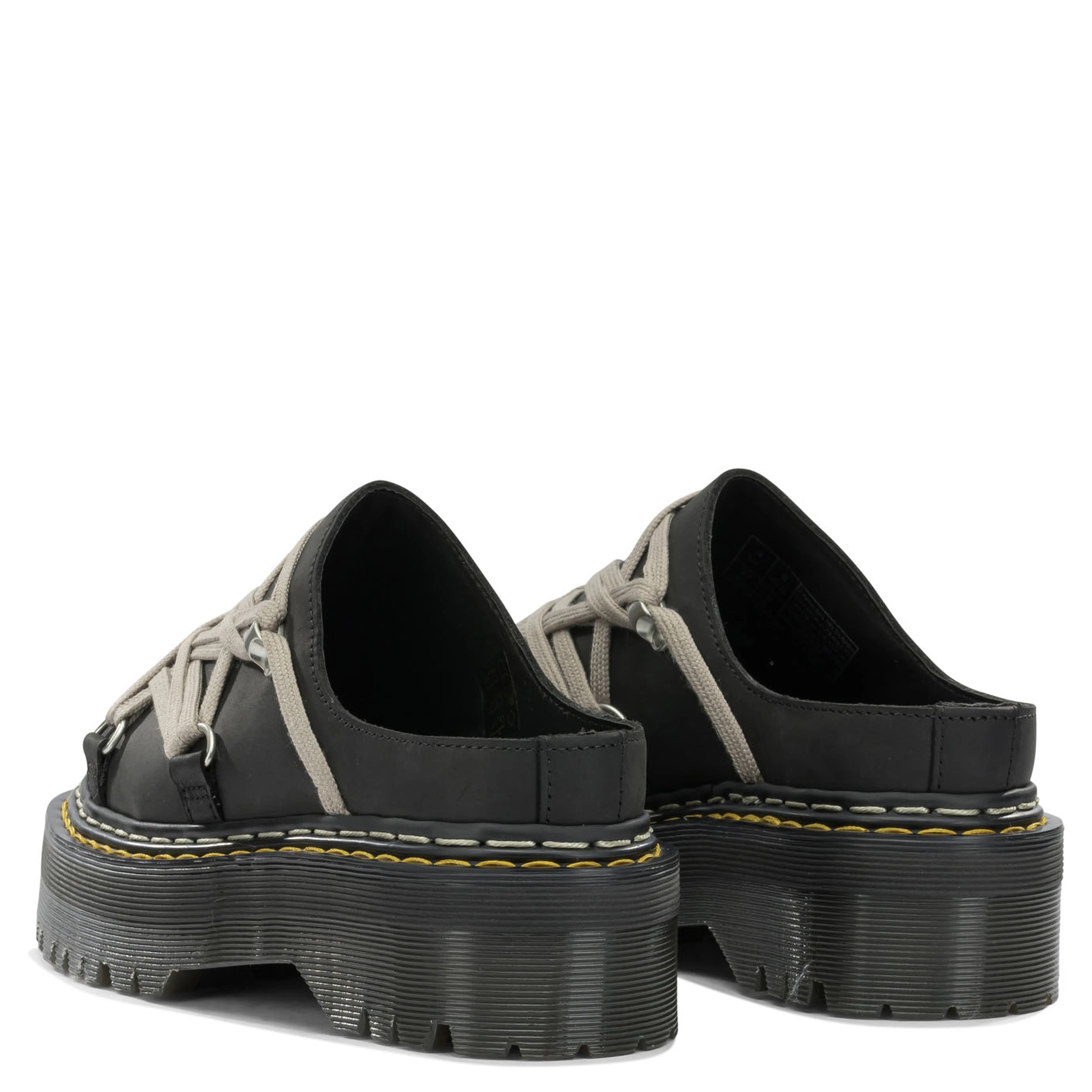 "Rick Owens x Dr. Martens - Quad Sole Megalace" Mules