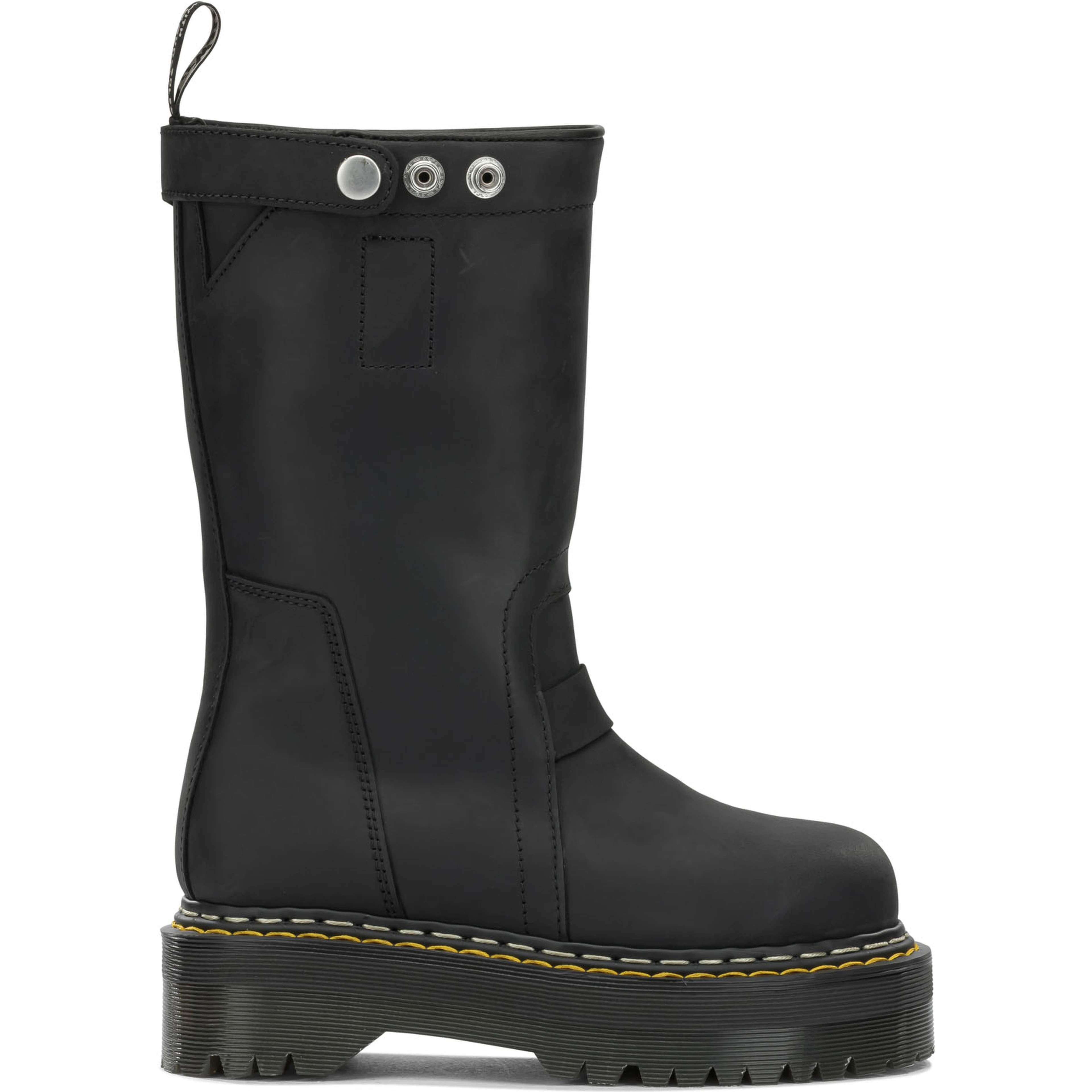 "Rick Owens x Dr. Martens - Quad Sole" Pull-On Ankle Boots