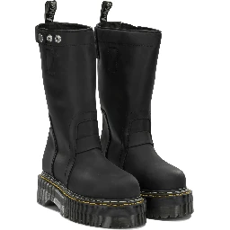 "Rick Owens x Dr. Martens - Quad Sole" Pull-On Ankle Boots