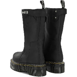 "Rick Owens x Dr. Martens - Quad Sole" Pull-On Ankle Boots