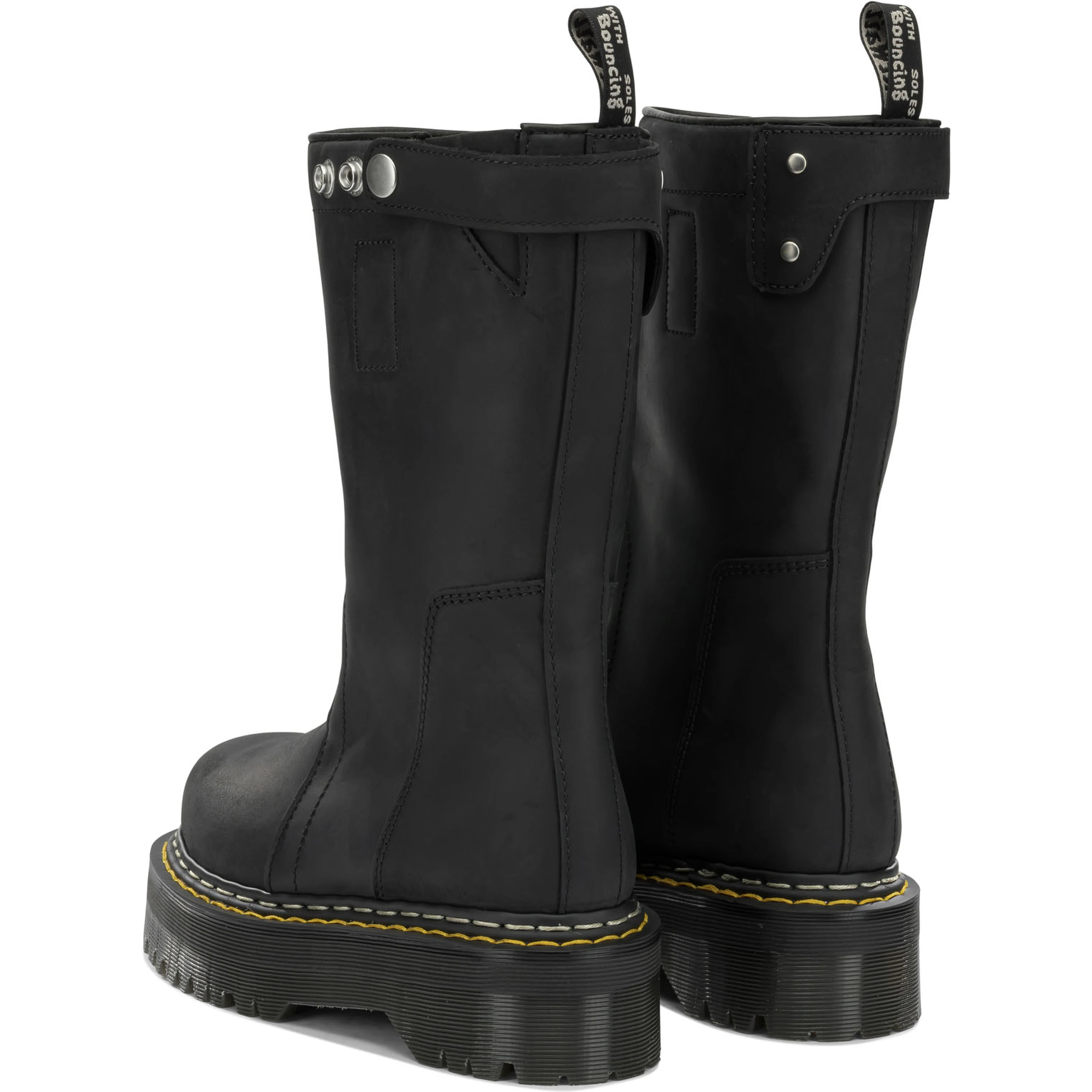 "Rick Owens x Dr. Martens - Quad Sole" Pull-On Ankle Boots