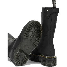 "Rick Owens x Dr. Martens - Quad Sole" Pull-On Ankle Boots