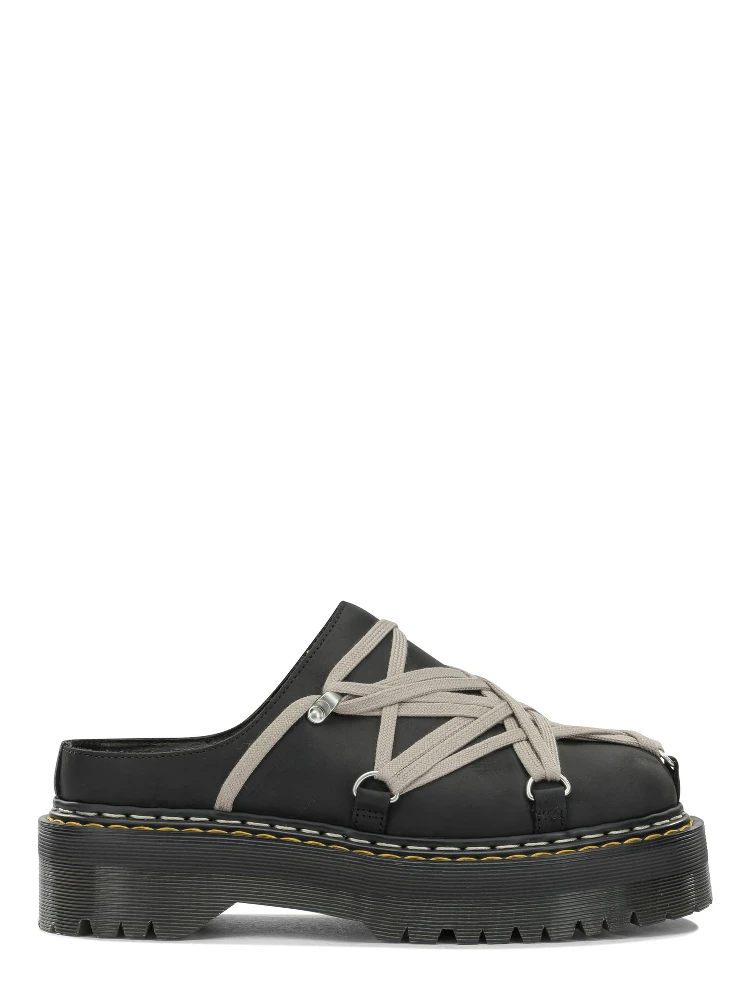 حذاء "ريك أوينز × دكتور مارتنز - حذاء ميجاليس ذو النعل الرباعي"