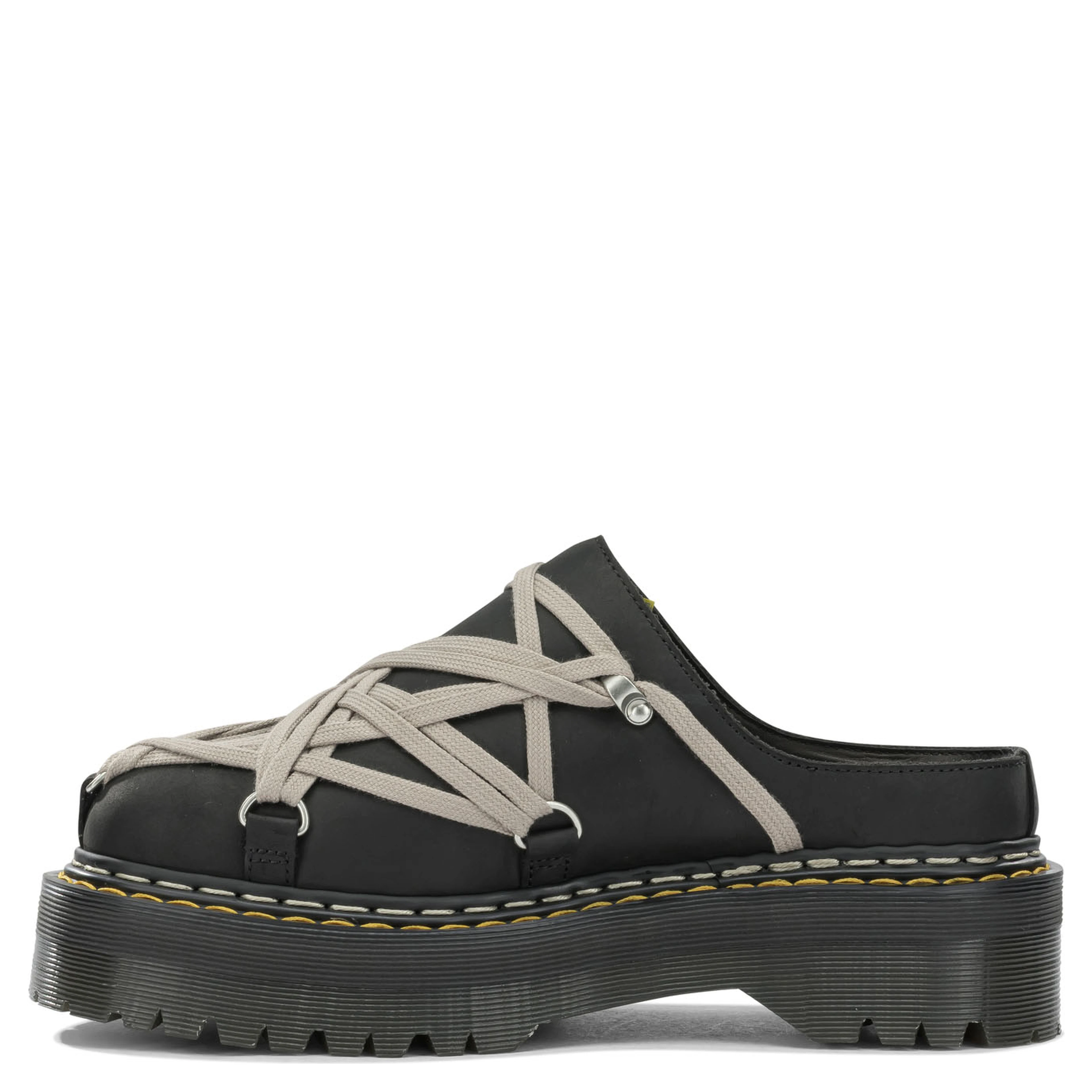 "Rick Owens x Dr. Martens - Quad Sole Megalace" Mules