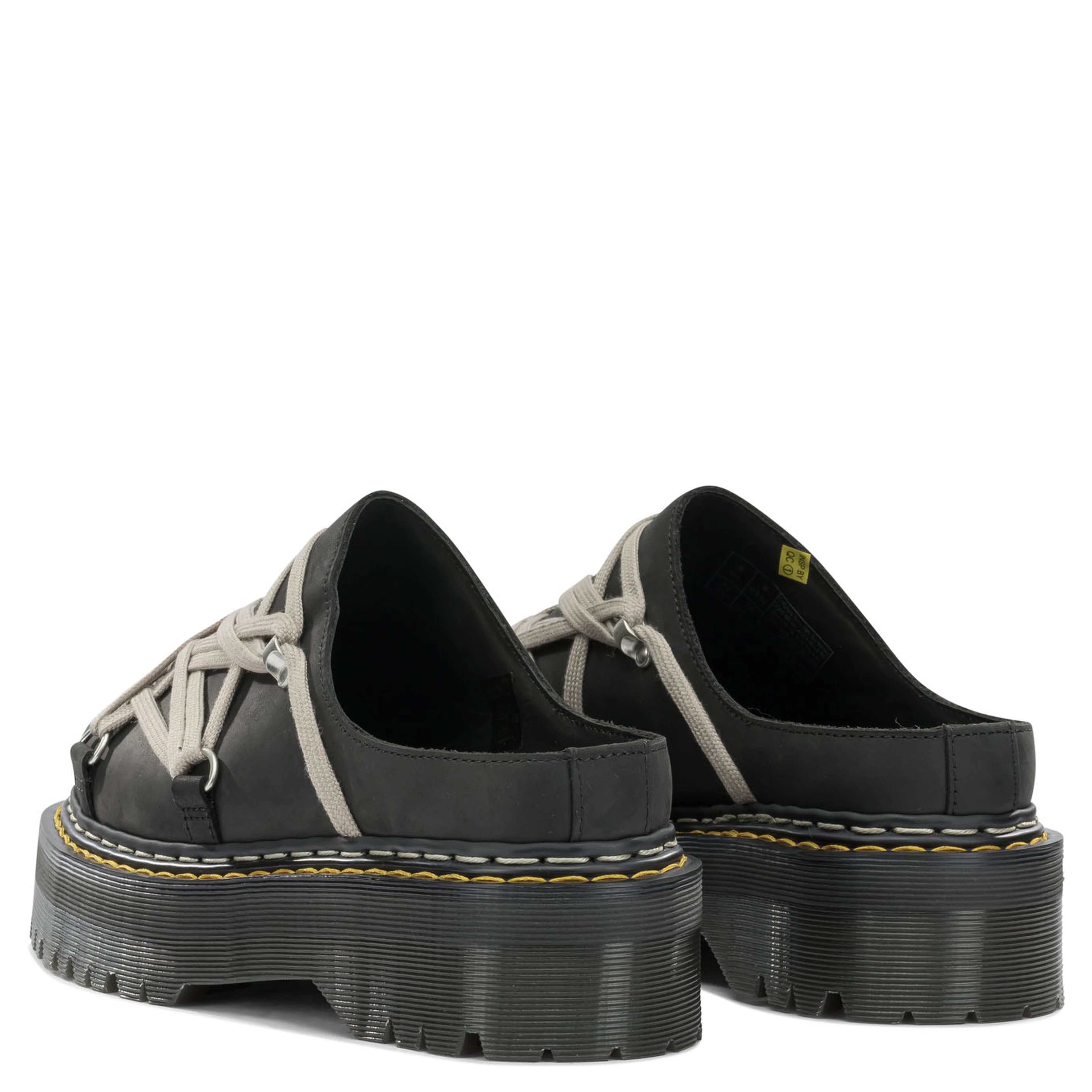 "Rick Owens x Dr. Martens - Quad Sole Megalace" Mules