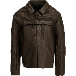 "2 Piece Mac" Leather Jacket