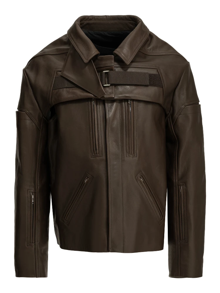 "2 Piece Mac" Leather Jacket