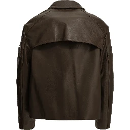 "2 Piece Mac" Leather Jacket
