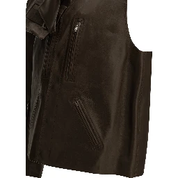 "2 Piece Mac" Leather Jacket