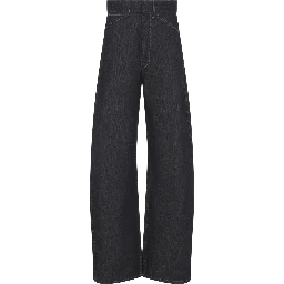 HIGH WAISTED CURVED PANTS