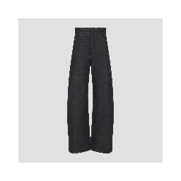HIGH WAISTED CURVED PANTS