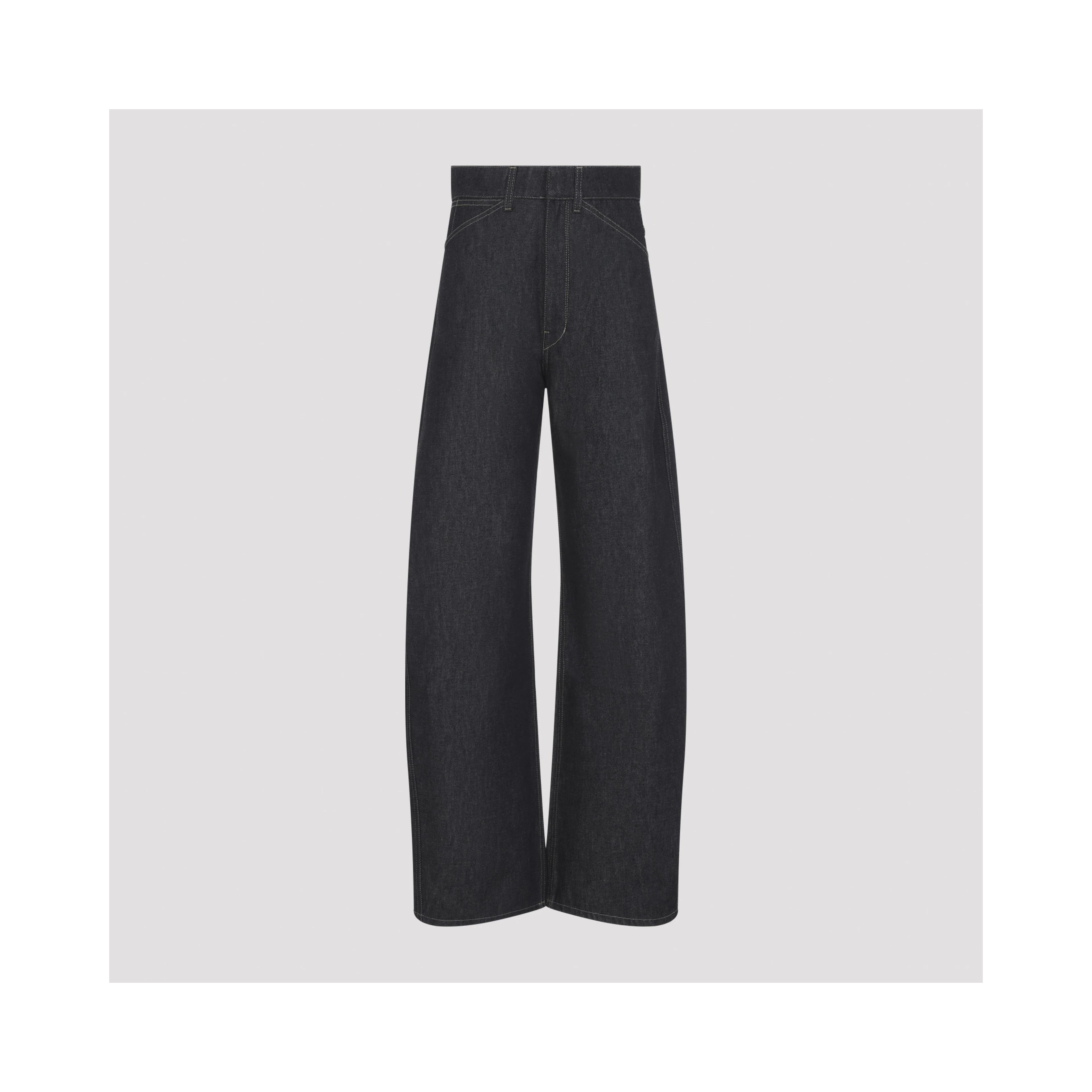 HIGH WAISTED CURVED PANTS