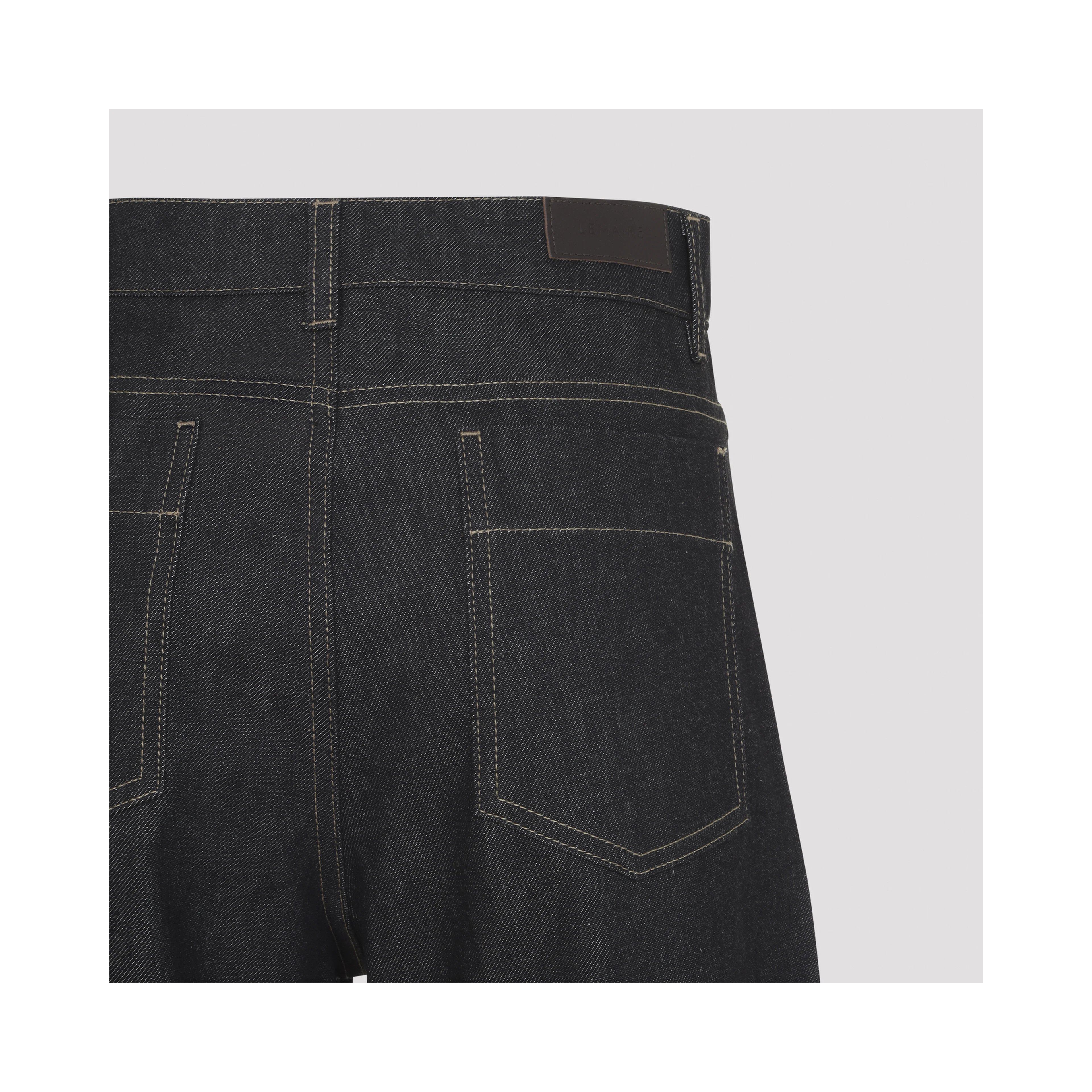 HIGH WAISTED CURVED PANTS