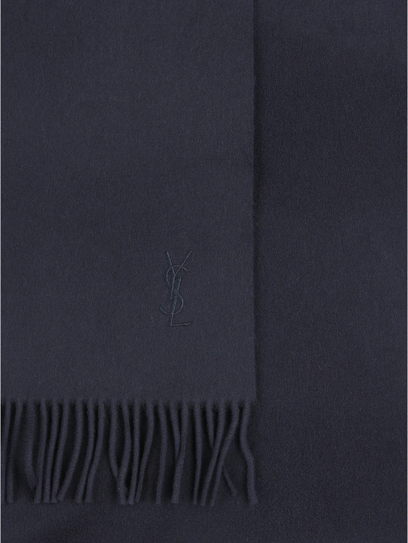SAINT LAURENT Scarfs Blue