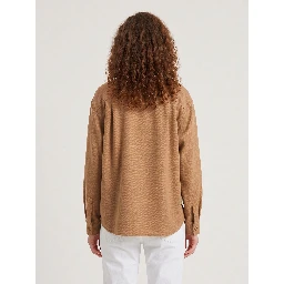 Ladino jacket in camel and virgin wool