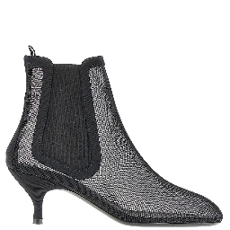 Mesh Chelsea boots
