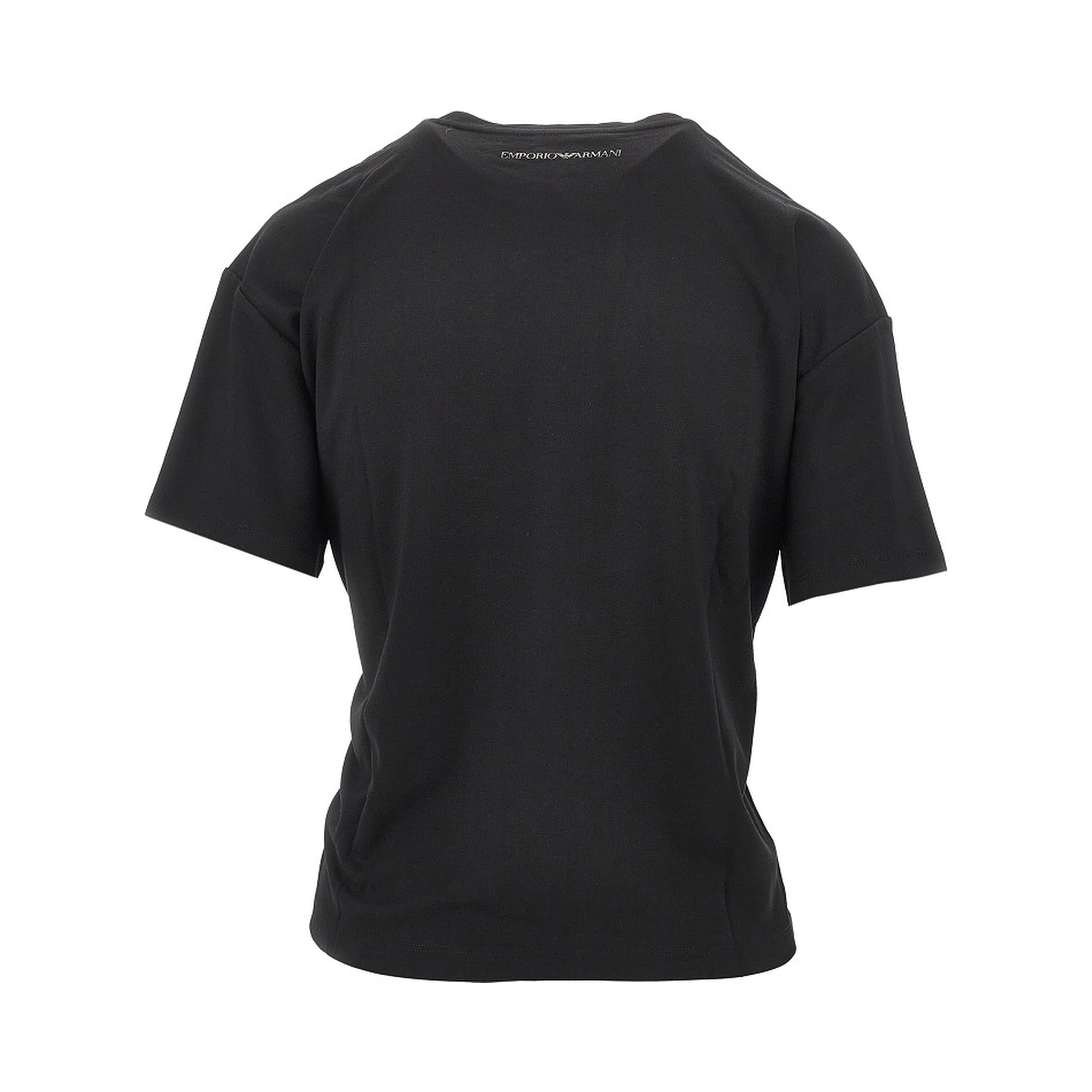 Embroidered interlock jersey T-shirt