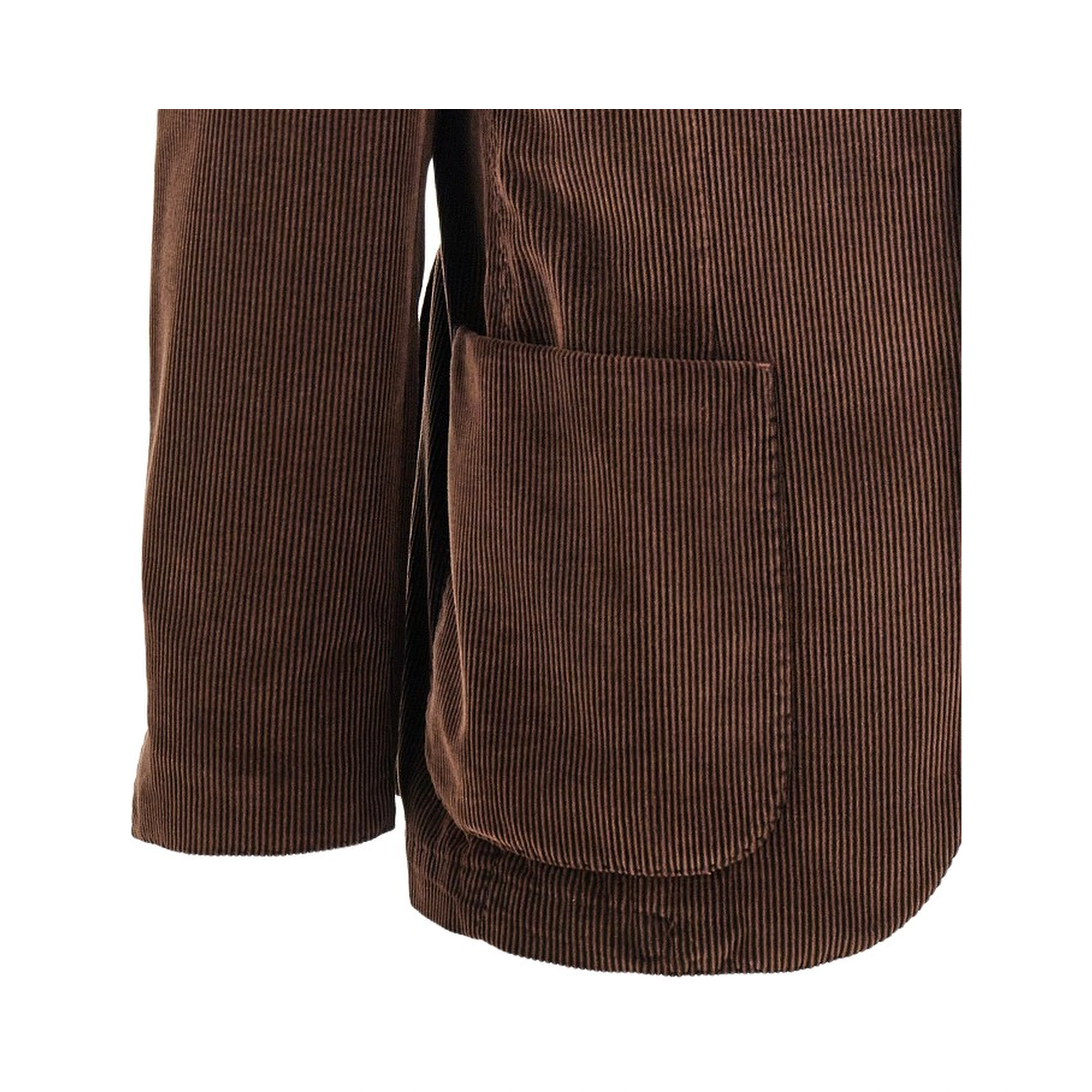 Corduroy single-breasted jacket
