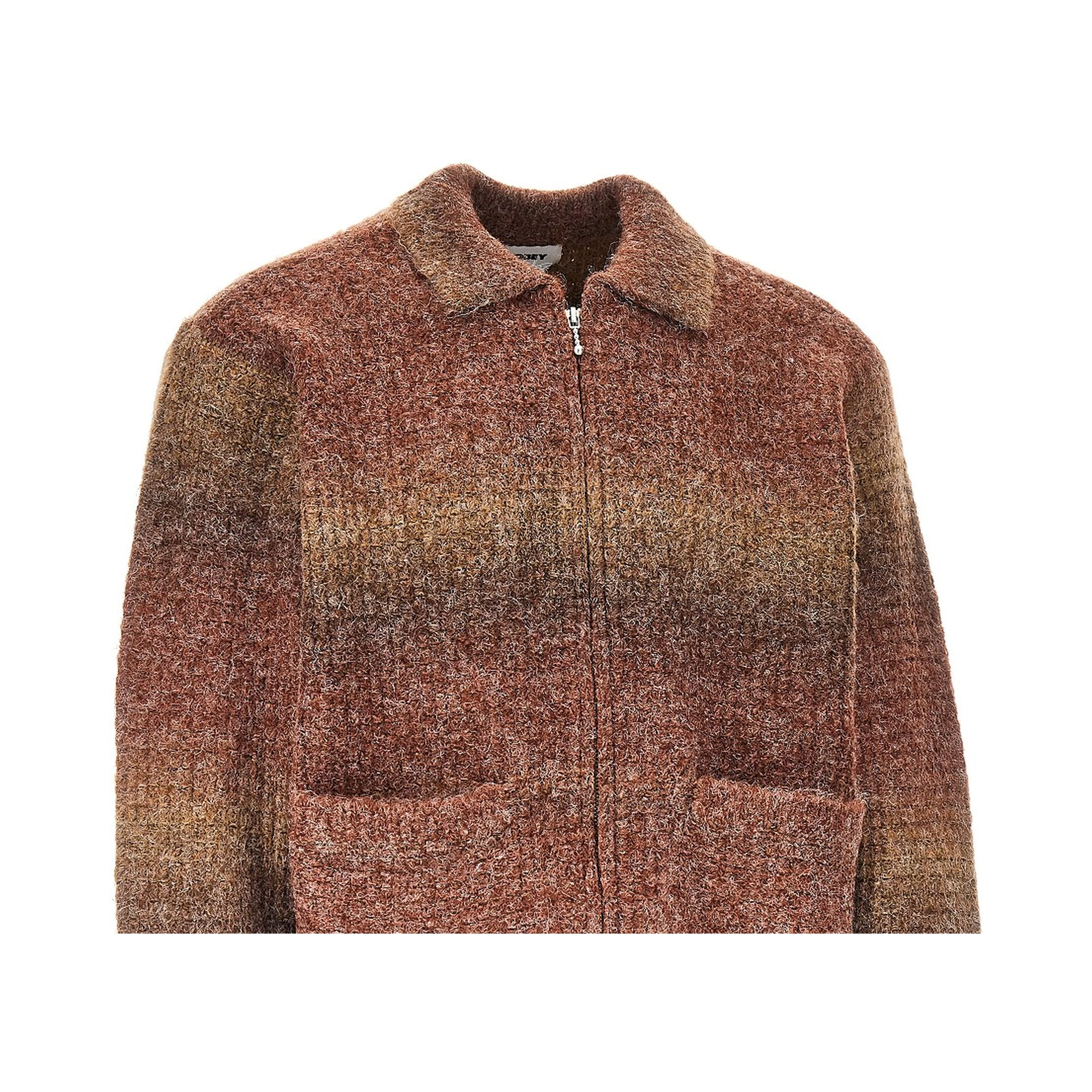 'Anton Gradient' full-zip cardigan