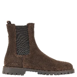 Suede leather Chelsea boots
