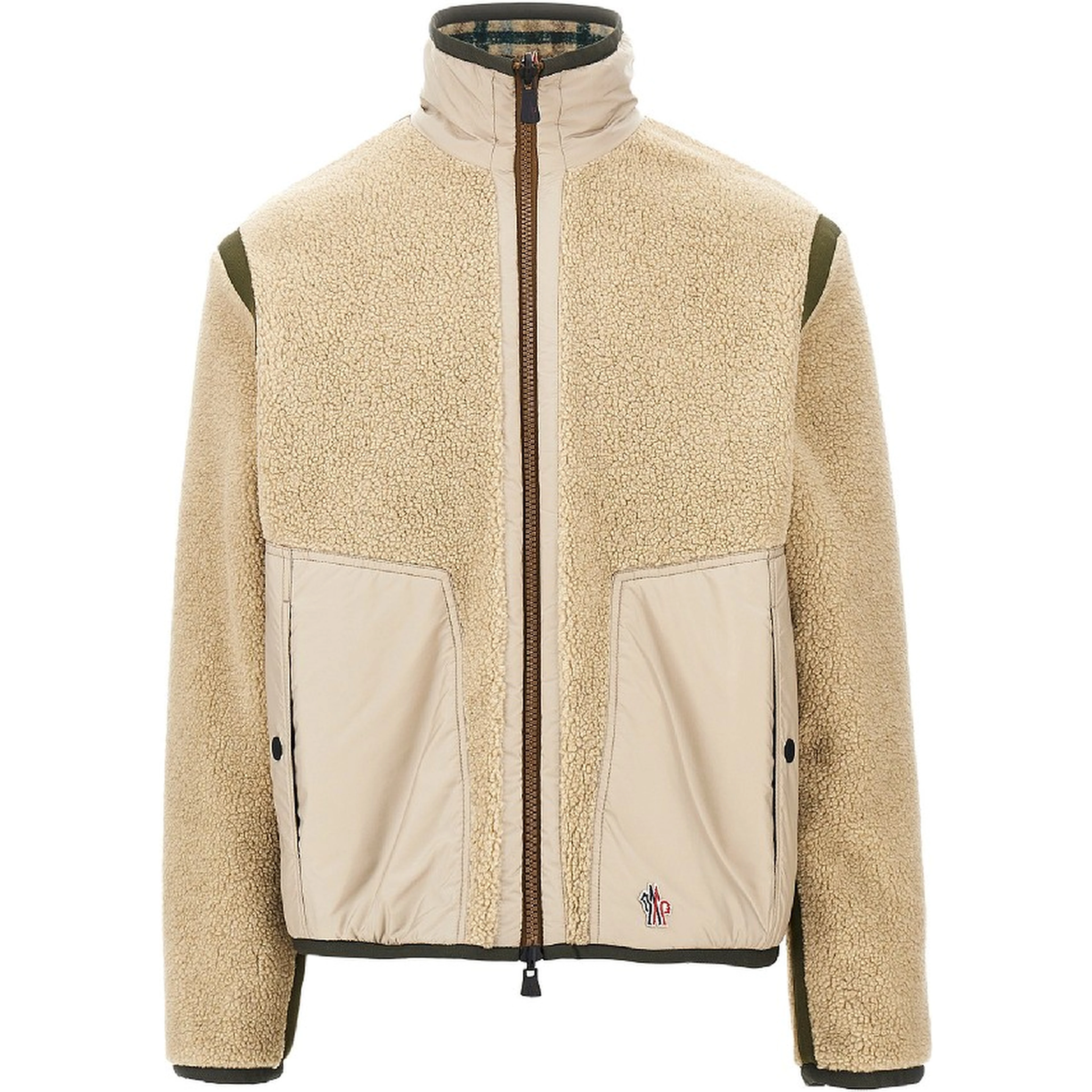 Teddy fabric reversible jacket