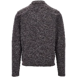 Mouliné knitted polo shirt