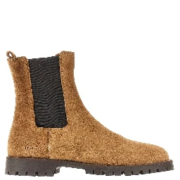 Suede leather Chelsea boots