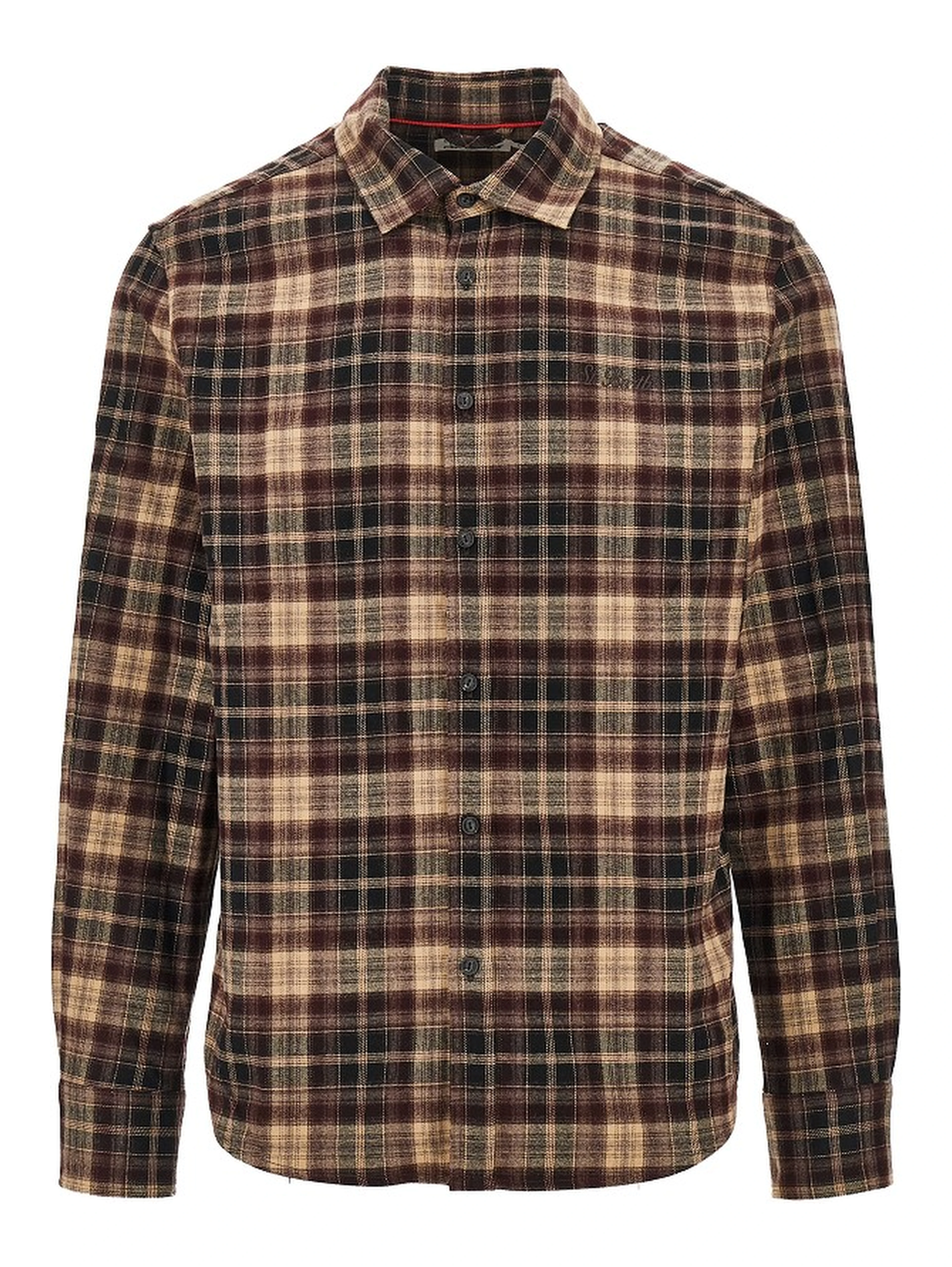Aprés Ski embroidery check shirt