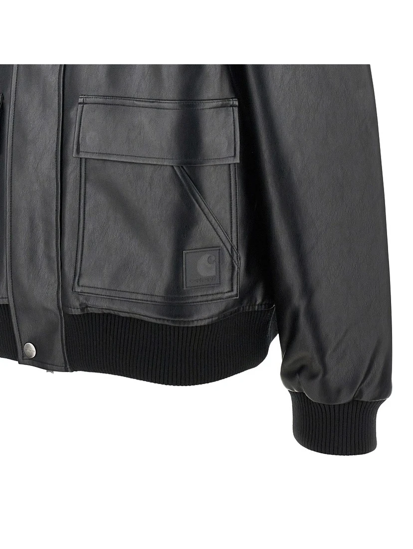 'Arizona' faux leather jacket