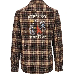 Aprés Ski embroidery check shirt
