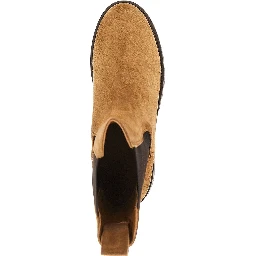 Suede leather Chelsea boots