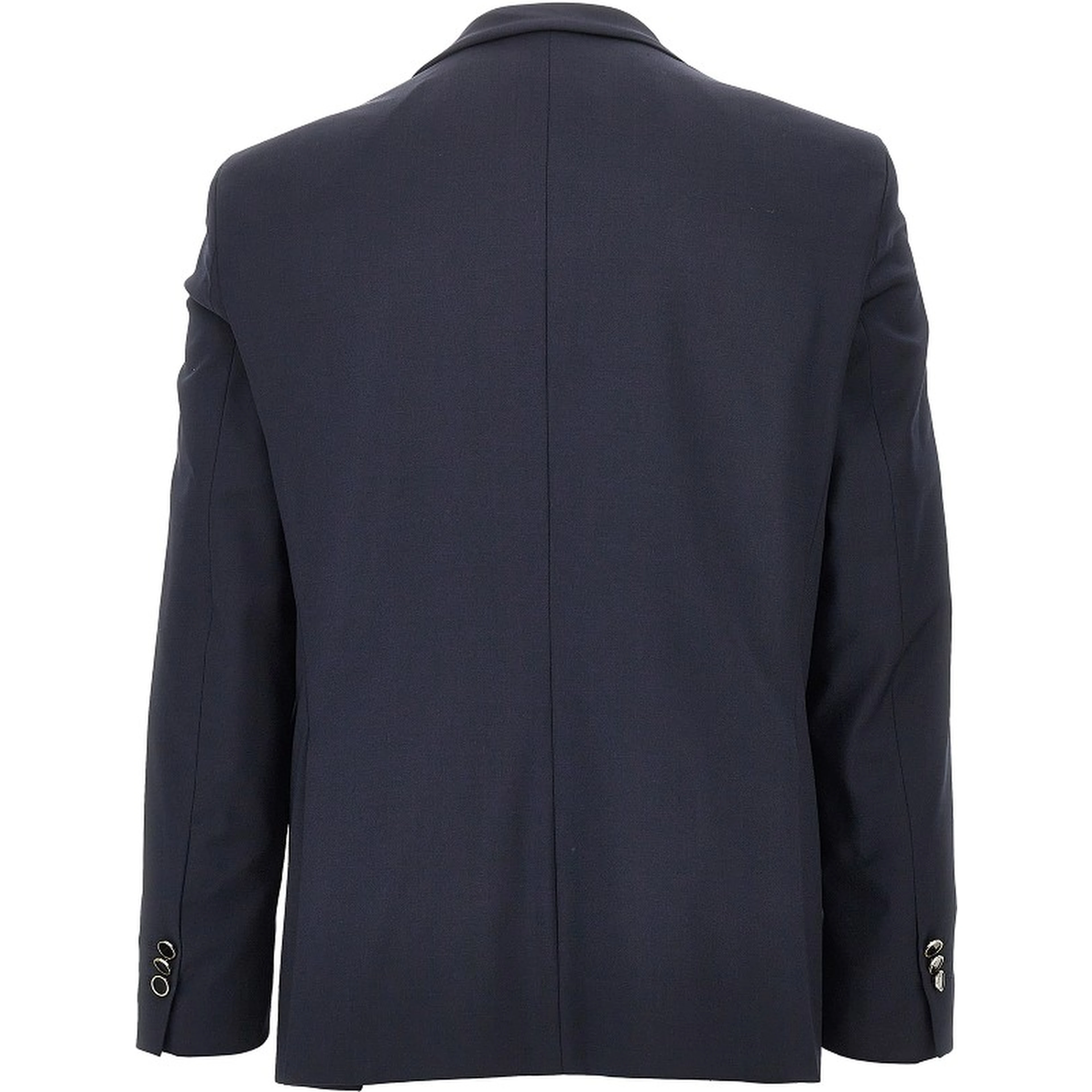 Light wool-blend double-breasted jacket