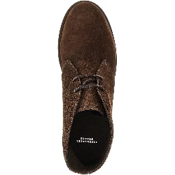 Suede leather ankle boots