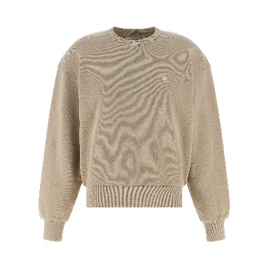 Beige Cotton Sweatshirt