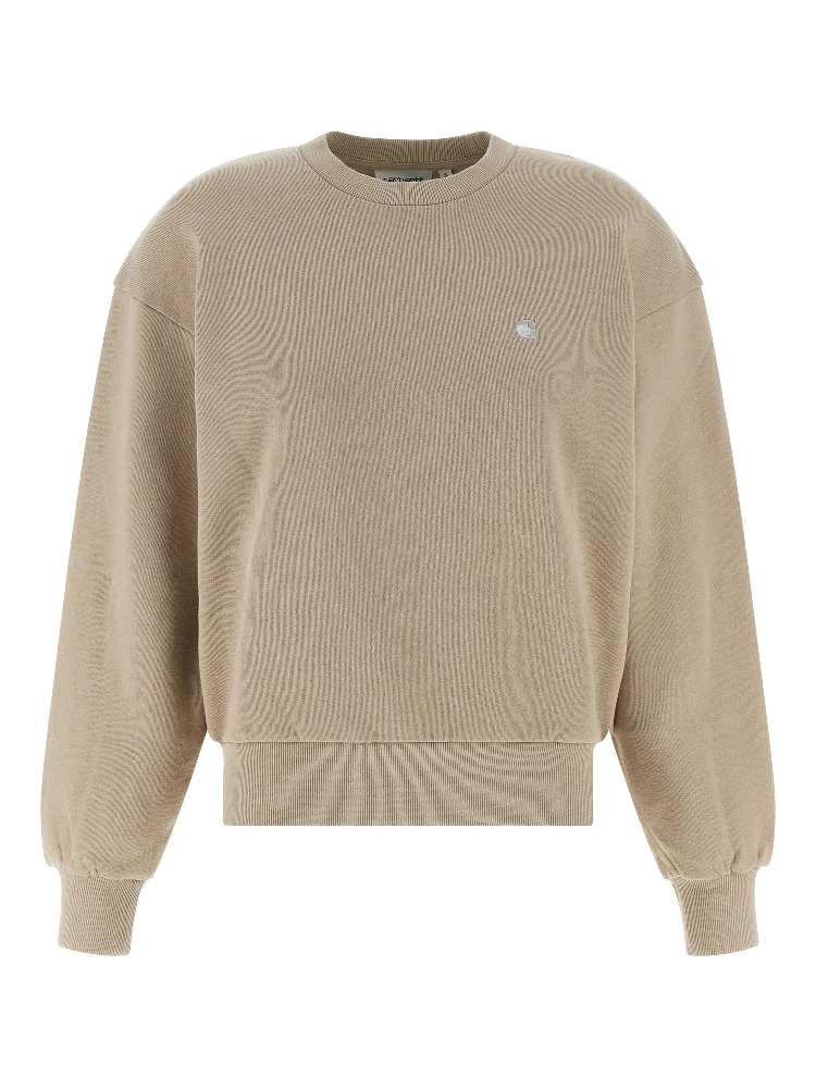 Beige Cotton Sweatshirt